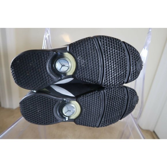 JORDAN JUMPMAN SUPER FREAK 2000 84 Moss WHT BLK SZ 7.5 VINTAGE - Picture 10 of 12